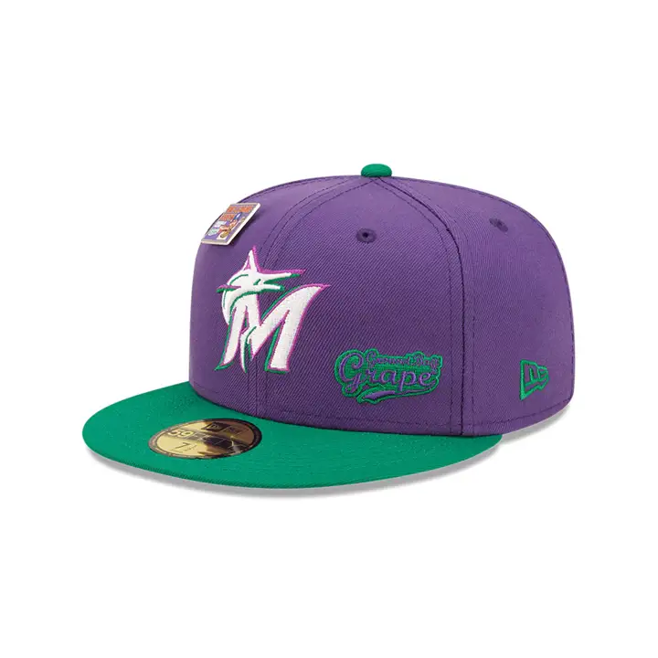 MIAMI MARLINS MLB BLC GRAPE 59FIFTY VIO/VER