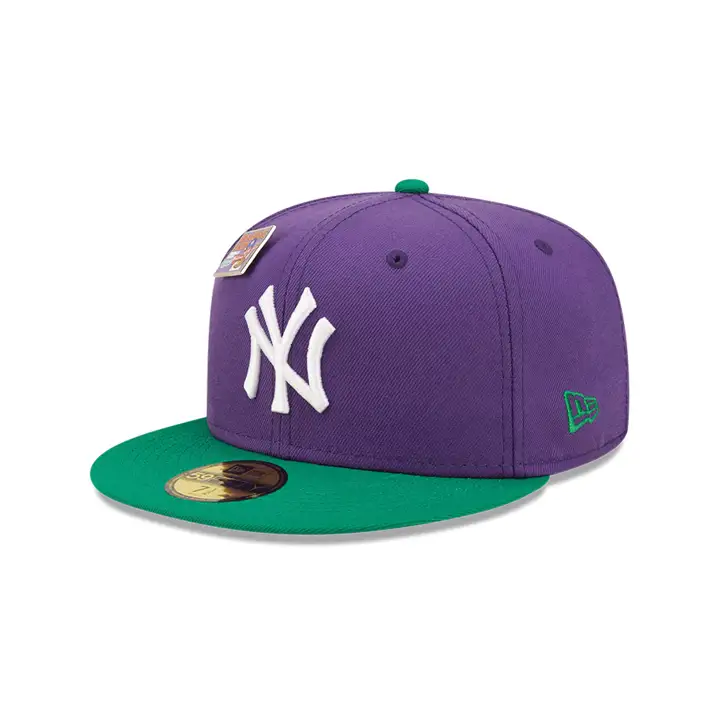 NEW YORK YANKEES MLB BLC GRAPE 59FIFTY VIOLET/VERT