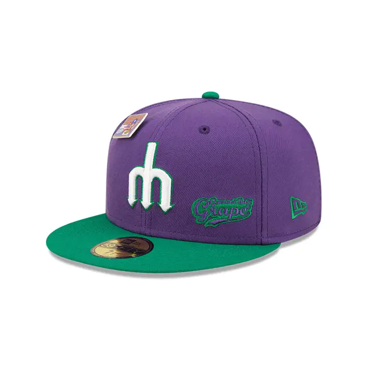 CASQUETTE 59FIFTY MLB BLC GRAPE SEATTLE MARINERS VIO/VERT