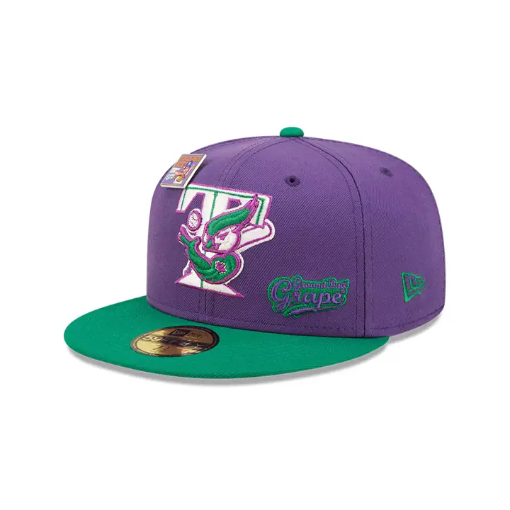 TORONTO BLUE JAYS MLB BLC GRAPE 59FIFTY VIOLET/VERT