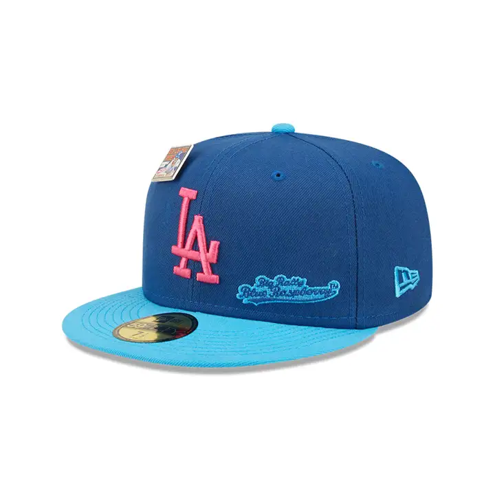 LOS ANGELES DODGERS MLB BLC BLEU FRAMBOISE 59FIFTY BLEU/BLEU CLAIR