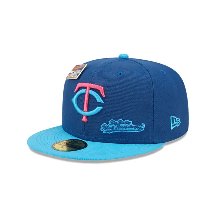 CASQUETTE 59FIFTY MLB BLC BLUE RASPBERRY MINNESOTA TWINS BLEU/BLEU CLAIR