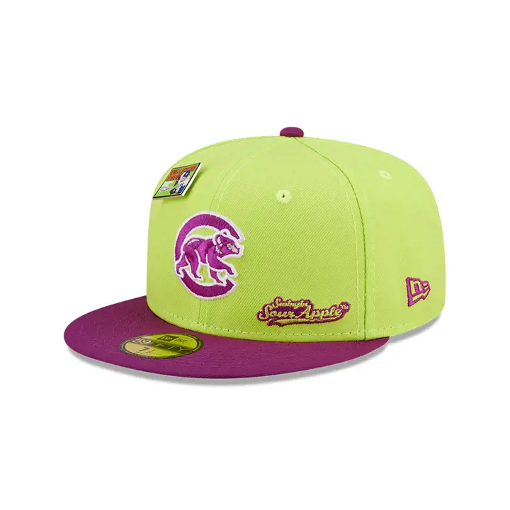CHICAGO CUBS MLB BLC SOUR APPLE 59FIFTY V/PPL