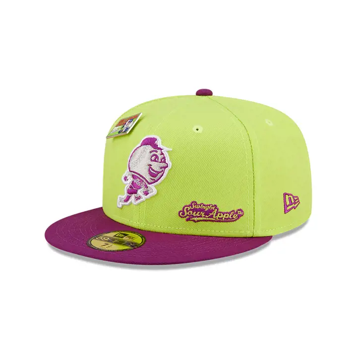 NEW YORK METS MLB BLC SOUR APPLE 59FIFTY VET/VIO