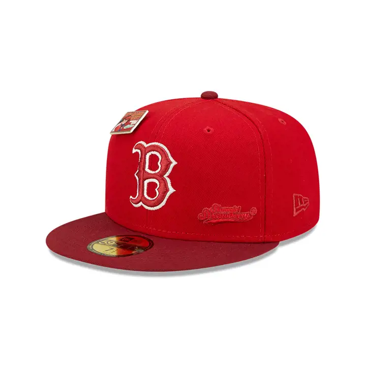 CASQUETTE 59FIFTY MLB STRAWBERRY ROUGE/ROUGE FONCÉ BOSTON RED SOX