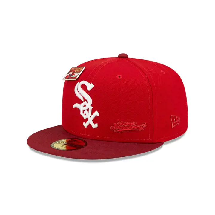 CASQUETTE 59FIFTY MLB CHICAGO WHITE SOX ROUGE/ROUGE FONCÉ FRAISE