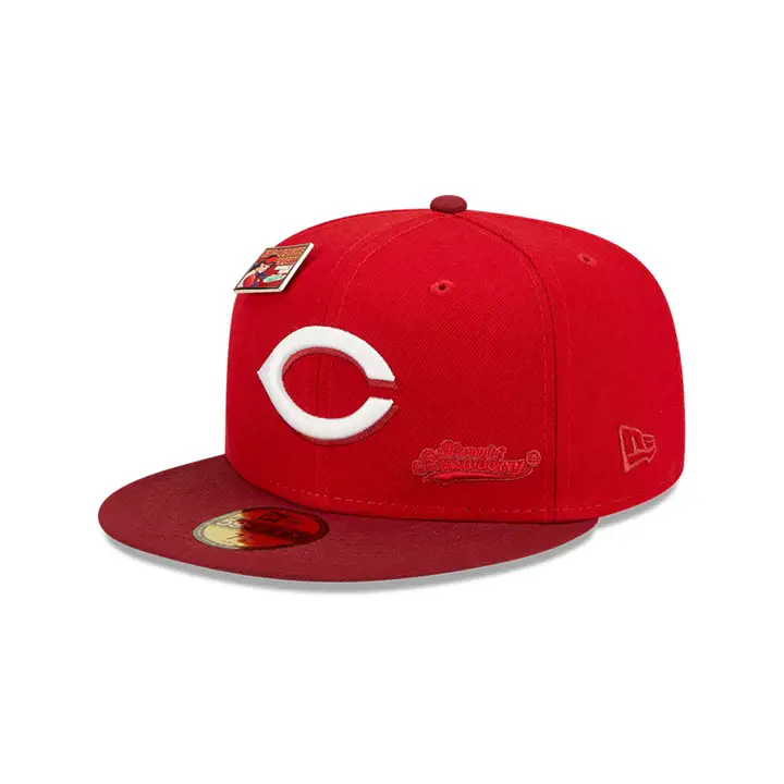 CASQUETTE 59FIFTY ROUGE/ROUGE FONCÉ FRAISE MLB DES CINCINNATI REDS