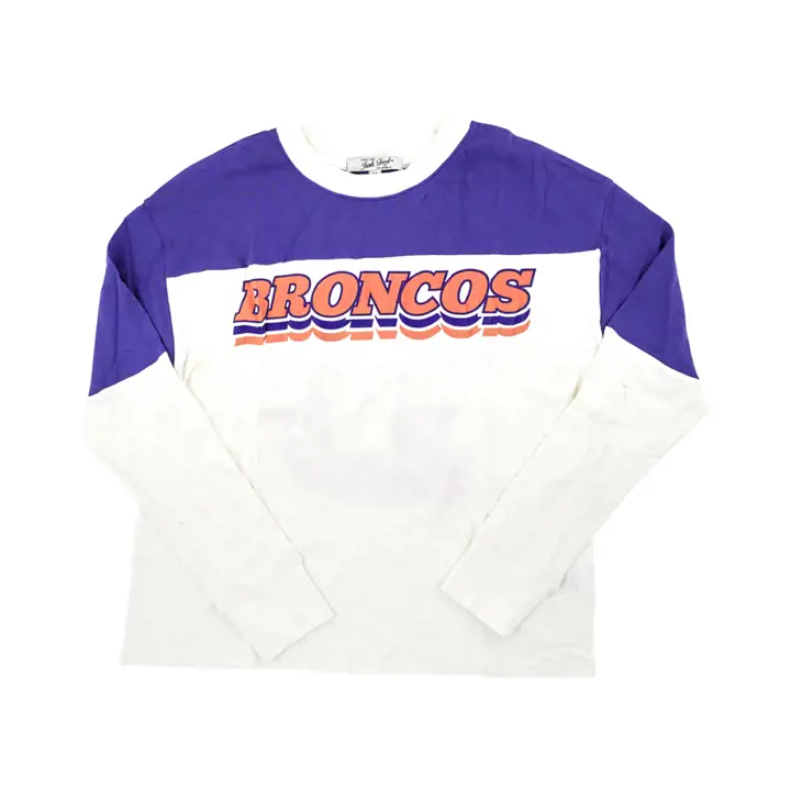 Denver Broncos NFL PULL COL ROND COMEBACK FEMME 21 bleu