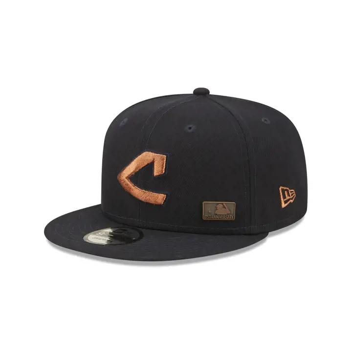 Cleveland Guardians MLB 125e anniversaire 9FIFTY BLEU MARINE