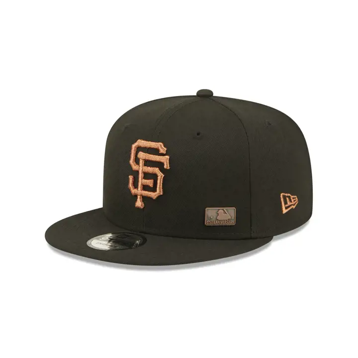Casquette 9FIFTY des San Francisco Giants, édition 125e Anniversaire MLB, noire
