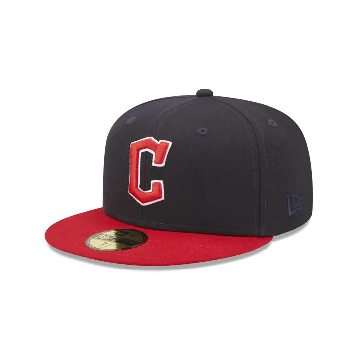 Cleveland Guardians MLB 125ème Anniversaire 59FIFTY MARINE/ROUGE