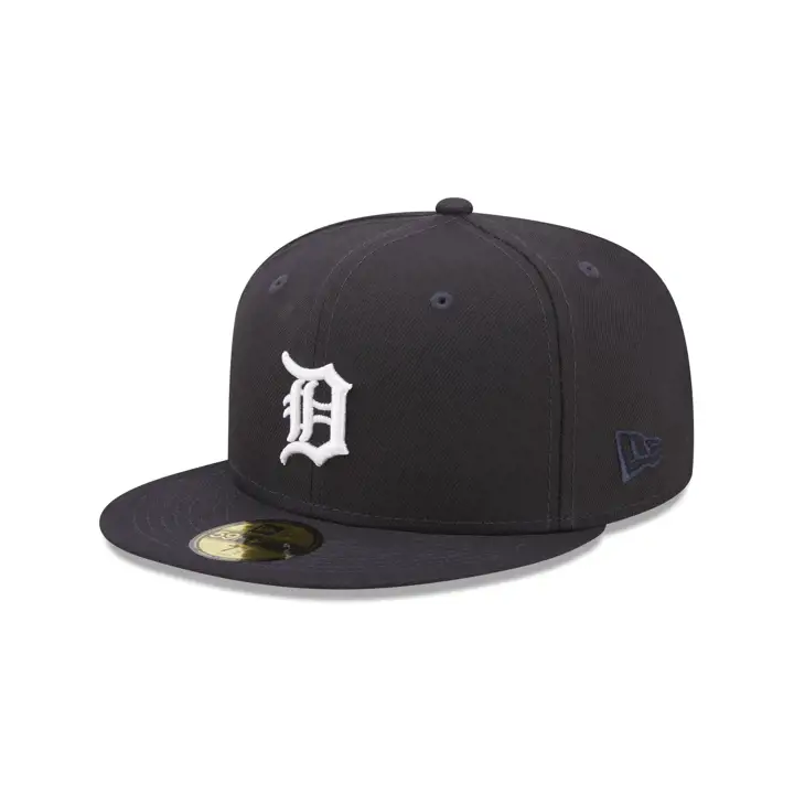 Casquette 59FIFTY MLB 125e anniversaire des Detroit Tigers BLEU MARINE