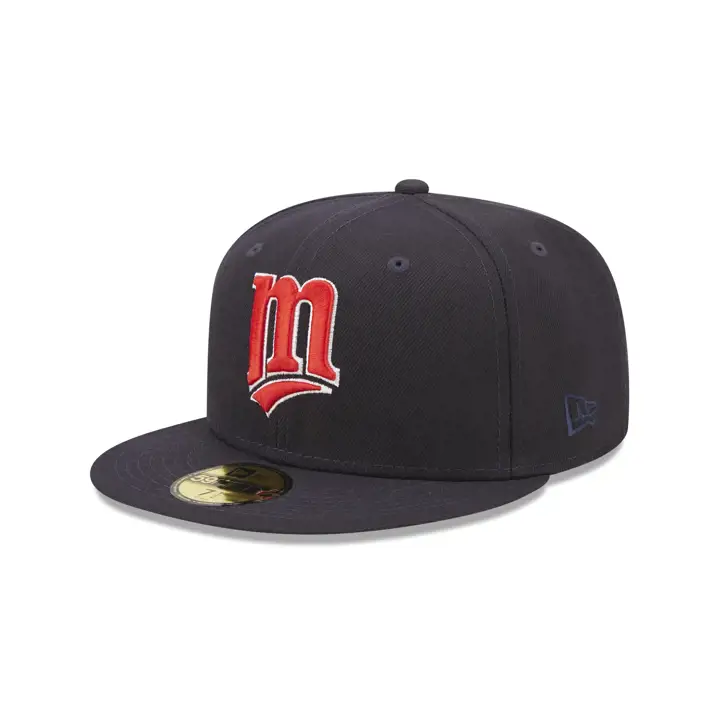 Minnesota Twins MLB 125e anniversaire 59FIFTY BLEU MARINE