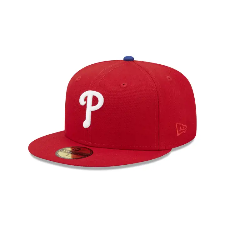 Philadelphia Phillies MLB 125e anniversaire 59FIFTY ROUGE