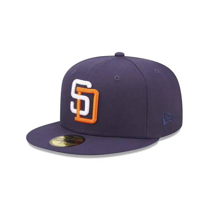 Casquette 59FIFTY MLB 125ème Anniversaire des San Diego Padres BLEU MARINE