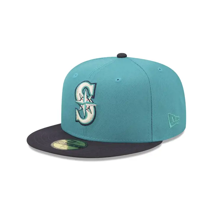 Seattle Mariners MLB 125e Anniversaire 59FIFTY TEAL/NAVY