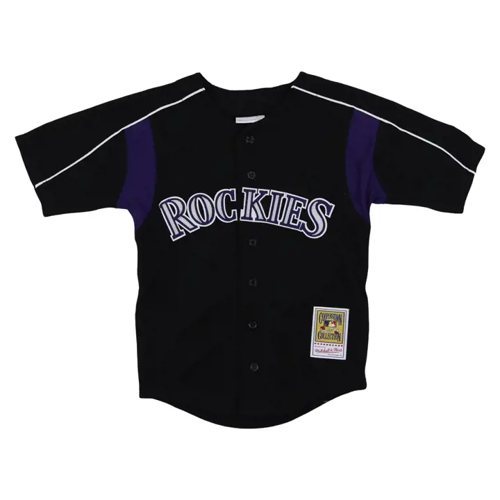 Colorado Rockies MLB Youth M&N Auth BP Mesh Maillot Larry Walker