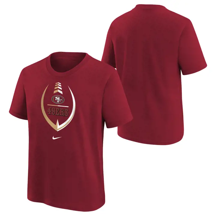 T-shirt icône NFL enfant San Francisco 49ers 22 rouge