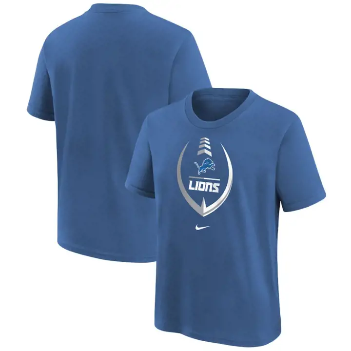 T-shirt NFL Icon Detroit Lions 22 bleu pour jeune