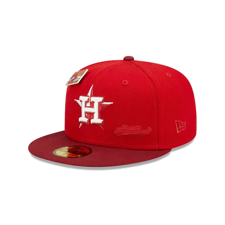 CASQUETTE HOUSTON ASTROS MLB BLC FRAISE 59FIFTY ROUGE/ROUGE FONCÉ