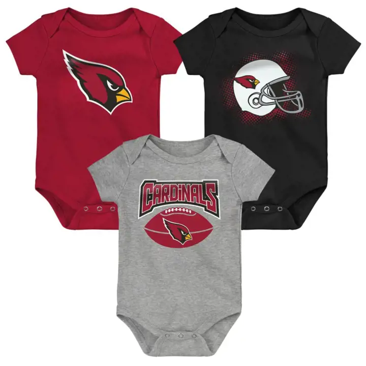 Arizona Cardinals NFL Nouveau-né Game On 3 pièces ensemble 22 rouge/noir