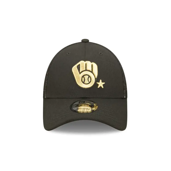 Casquette 9Forty noire des Milwaukee Brewers ASG 2022 avec patch