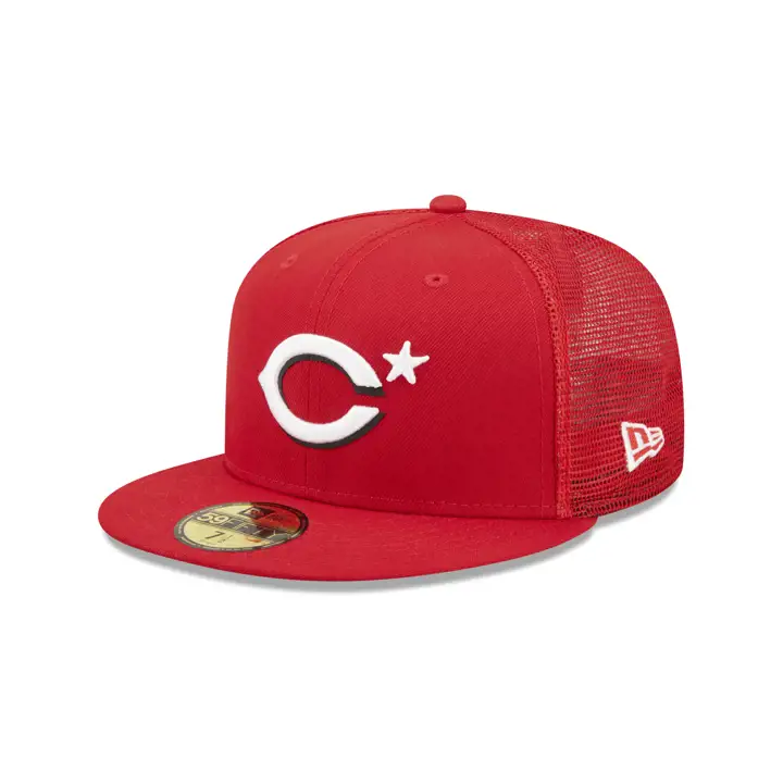 Casquette 59FIFTY d'entraînement ASG 2022 des Reds de Cincinnati - Rouge