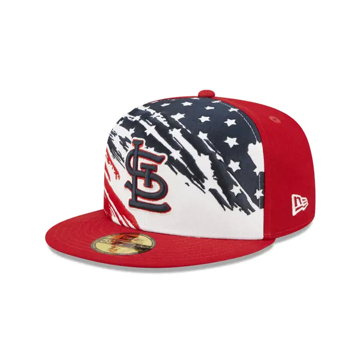 St. Louis Cardinals 2022 4 juillet 59FIFTY ROUGE