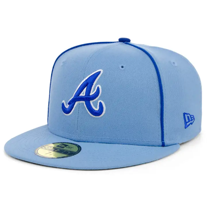 Atlanta Braves MLB Powder Blue Pipe 59FIFTY SKBL/SKBL