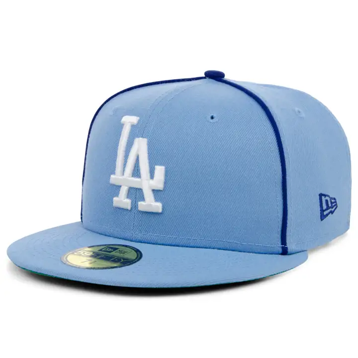 Casquette Los Angeles Dodgers MLB Powder Blue Pipe 59FIFTY SKBL/SKBL