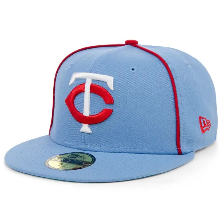 Minnesota Twins MLB Powder Blue Pipe 59FIFTY SKBL/SKBL