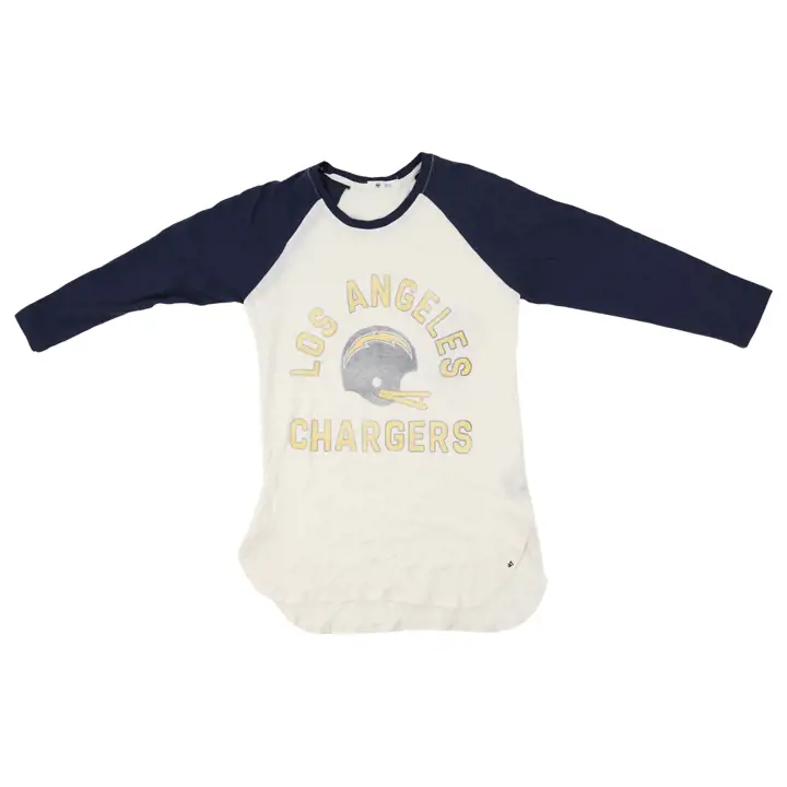 NFL Femme Overturn Frankie Raglan T Femme 21 Los Angeles Cha