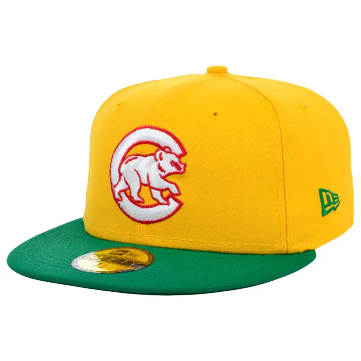 Fournitures scolaires MLB des Cubs de Chicago 59FIFTY JAUNE/VERT