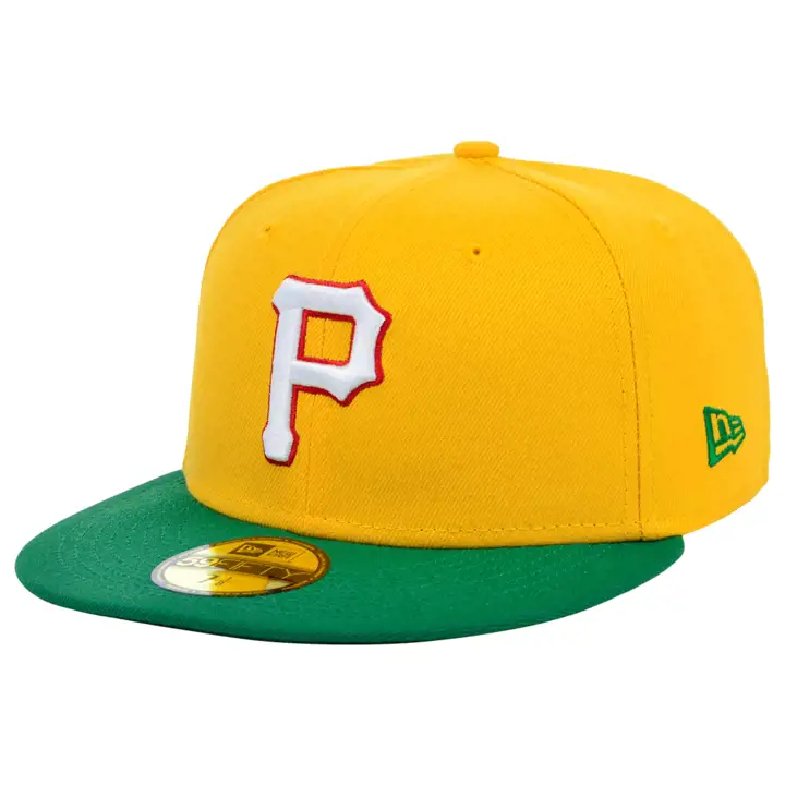 Fournitures scolaires MLB des Pirates de Pittsburgh 59FIFTY JAU/VERT
