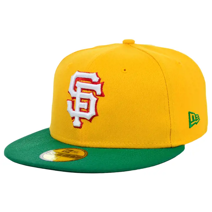 San Francisco Giants MLB Fournitures scolaires 59FIFTY JAUNE/VERT