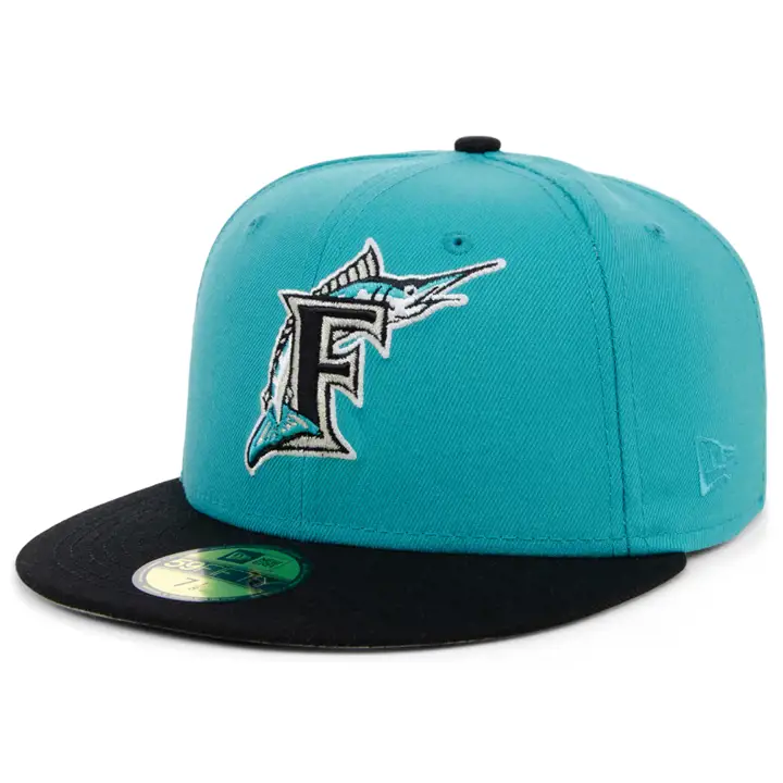 Casquette MLB Core Coop 59FIFTY Florida Marlins TEAL/BLK/GRY