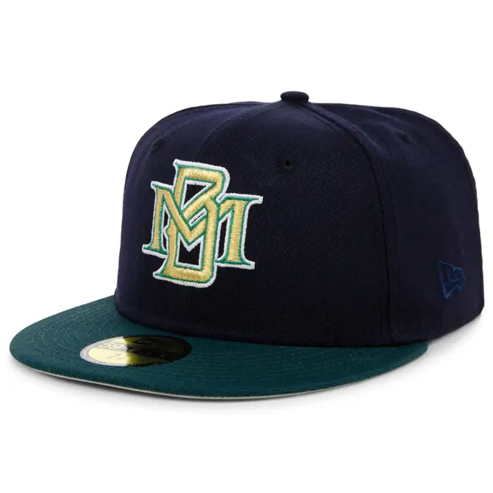 Milwaukee Brewers MLB Core Coop 59FIFTY BLEU MARINE/VERT/GRIS