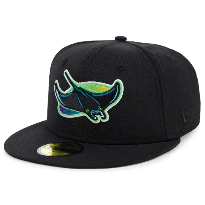 Casquette MLB Core Coop 59FIFTY Tampa Bay Rays Noir/Noir/Gris
