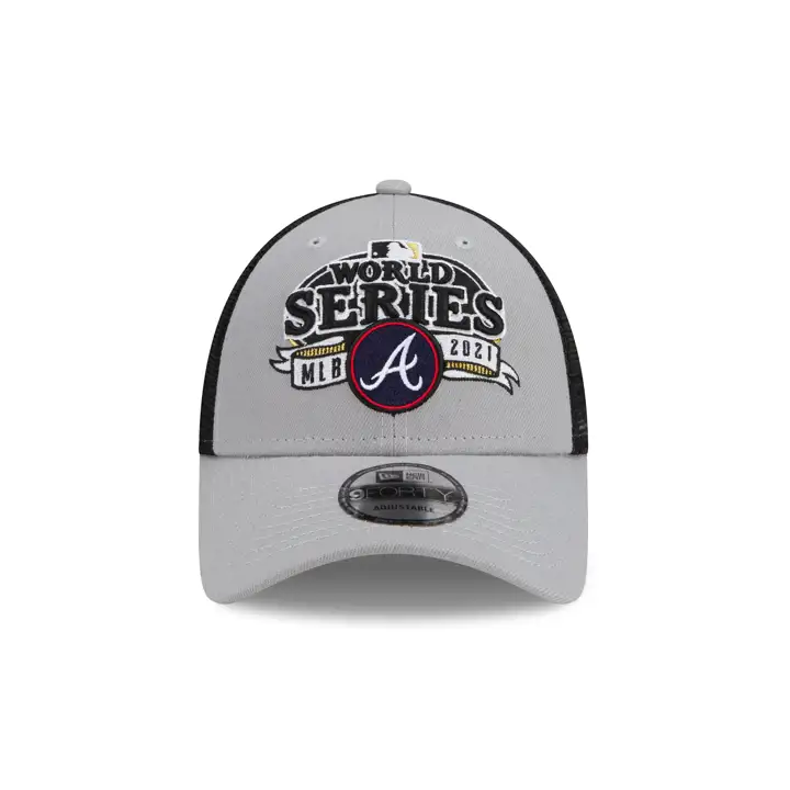 ATLANTA BRAVES 21 MLB LCS Champion Gauche Droite 9FORTY GRISE