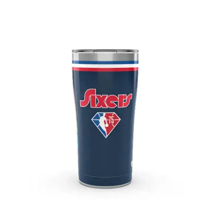 Bouteille isotherme Philadelphia 76ers 20 oz MixTape City Edition en acier inoxydable