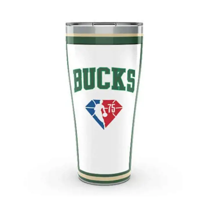 Milwaukee Bucks Bouteille isotherme en acier inoxydable 887 ml MixTape City Edition