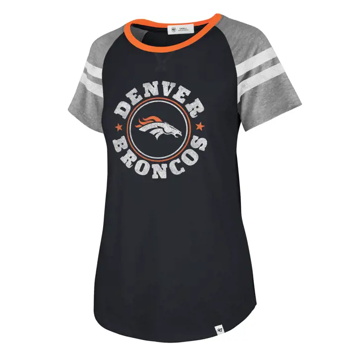 T-shirt Raglan Femme Statique Freestyle NFL 21 Denver Broncos