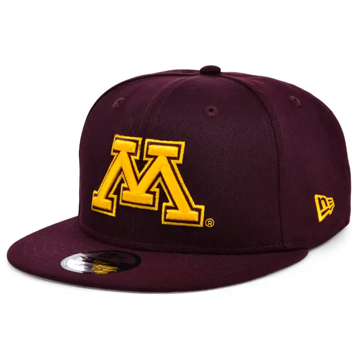 Casquette à visière plate NCAA Core 950 Minnesota Golden Gophers marron