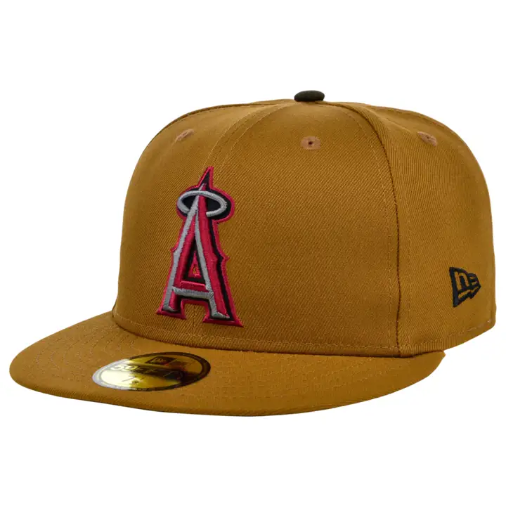 Casquette 59FIFTY MLB Anaheim Angels Cigar marron/marron/noyer