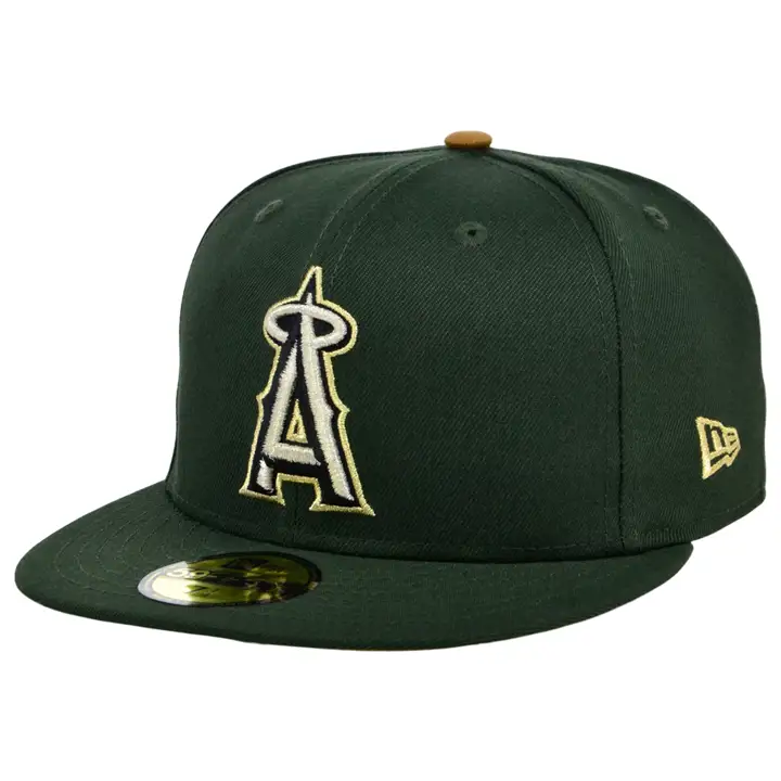 Anaheim Angels MLB Champagne 59FIFTY vert/vert/doré