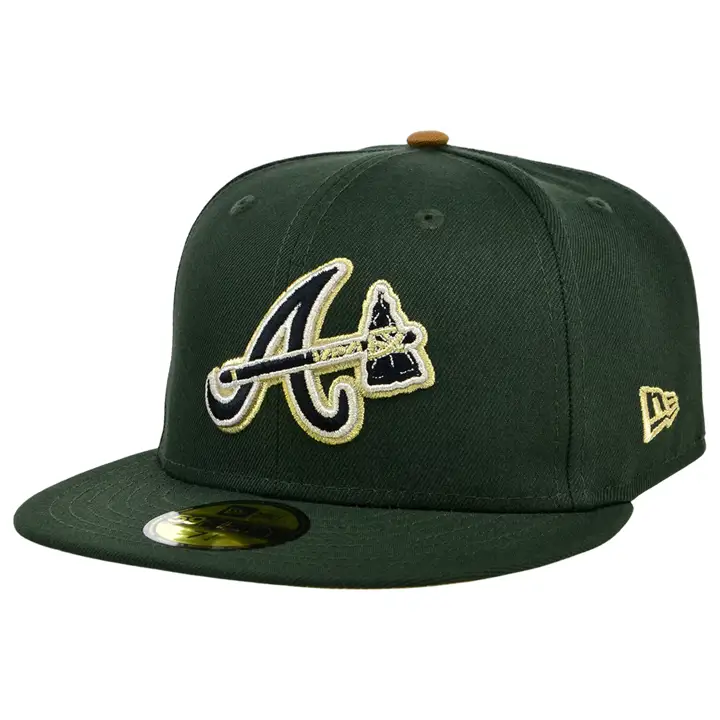 Casquette 59FIFTY MLB Atlanta Braves champagne vert/vert/or
