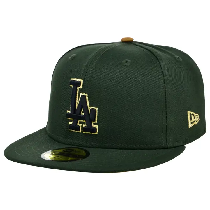 Casquette 59FIFTY Los Angeles Dodgers MLB Champagne vert/vert/doré