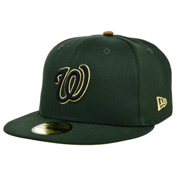 Washington Nationals MLB Champagne 59FIFTY vert/vert/or