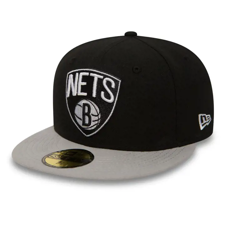 Casquette NBA Basic EU NOS 59FIFTY Brooklyn Nets noire/grise