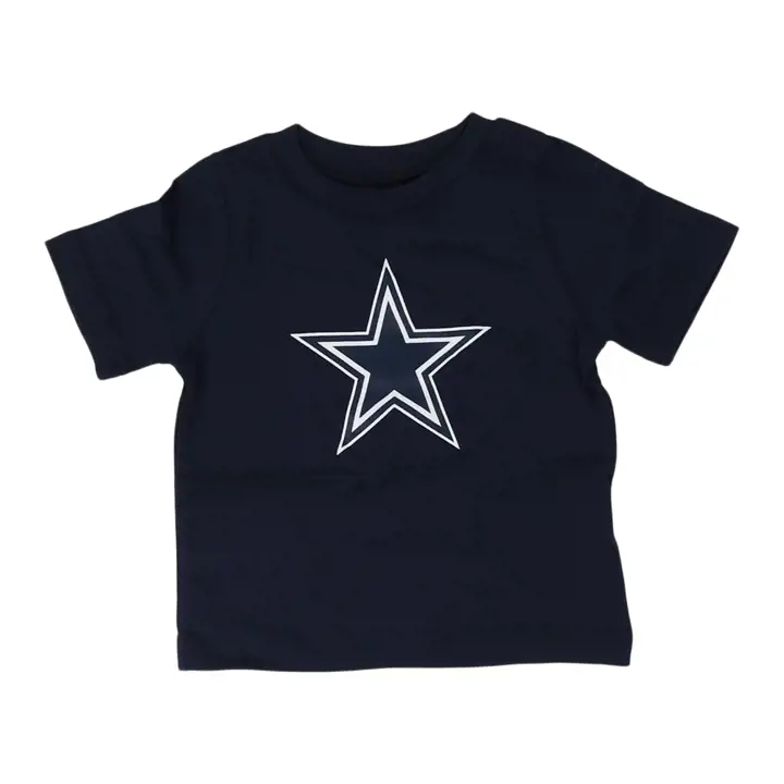 T-shirt bleu marine pour bébé Dallas Cowboys NFL avec logo principal 22